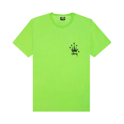 Pre-owned Stussy Regal Crown Pigment Dyed Tee 'green'