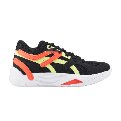 Pre-owned Puma Trc Blaze Court 'black Cherry Tomato'