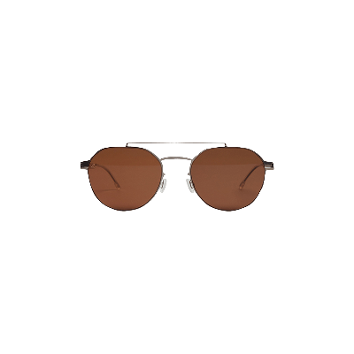 Pre-owned Mykita Ml04 Sunglasses 'shiny Graphite Safari Green/leica Brown Polarized'