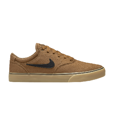 Pre-owned Nike Chron Sb 2 Canvas 'ale Brown Gum' In Black