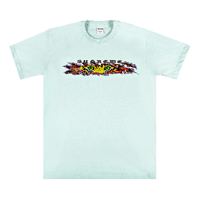 Pre-owned Supreme Eyes Tee 'pale Blue'