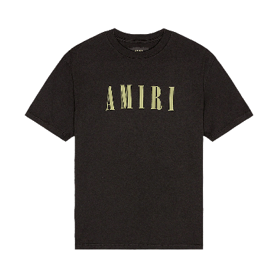Pre-owned Amiri Core Logo Tee 'black/loden'