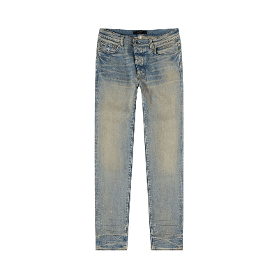 Pre-owned Amiri Stack Jean 'clay Indigo' In Blue