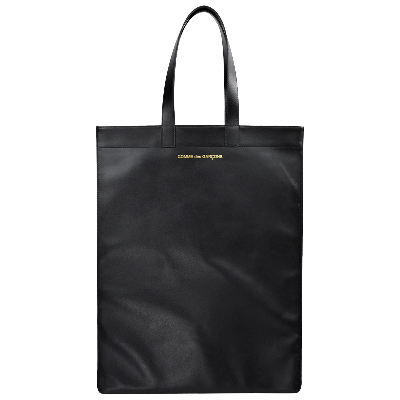 Pre-owned Comme Des Garçons Wallet Classic Leather Line Tote Bag 'black'