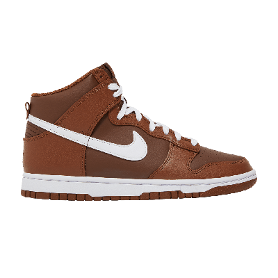 Pre-owned Nike Dunk High 'chocolate' In Brown