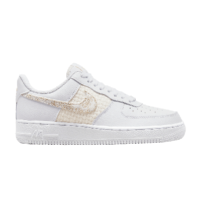 Pre-owned Nike Wmns Air Force 1 '07 Se 'flower Swoosh' In White