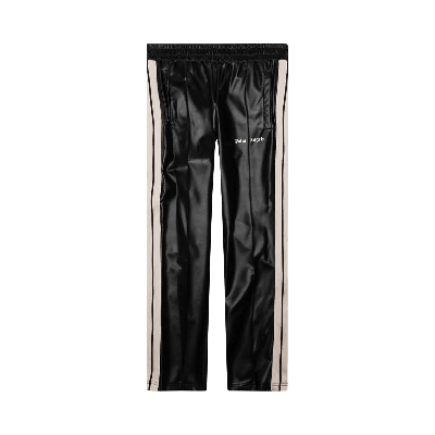 Pre-owned Palm Angels Like Leather Track Pants 'black/white'