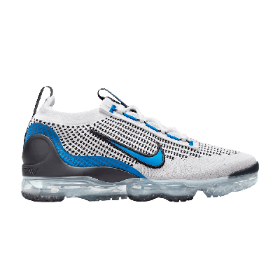 Pre-owned Nike Air Vapormax 2021 Flyknit 'white Photo Blue'