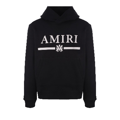 Pre-owned Amiri Ma Bar Logo Hoodie 'black'