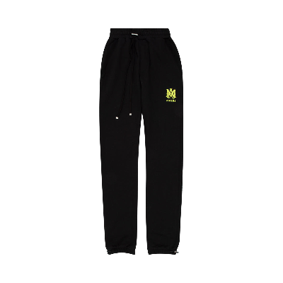 Pre-owned Amiri Ma Logo Sweatpant 'black/lime'