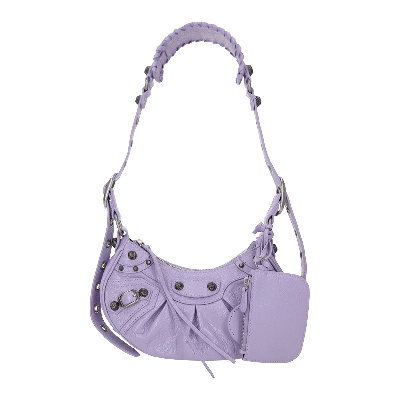 Pre-owned Balenciaga Le Cagole Xs Shoulder Bag 'lilac' In Purple
