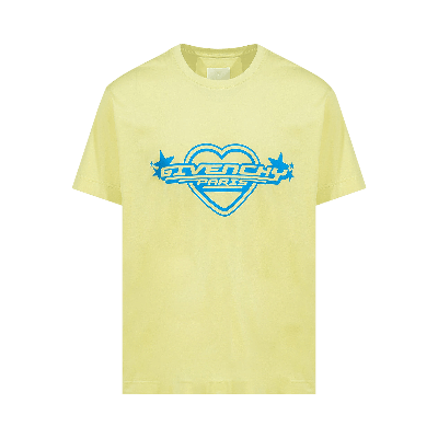 Pre-owned Givenchy Classic Fit Print T-shirt 'acid Yellow'