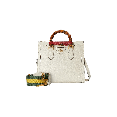 Pre-owned Gucci Diana Small Tote Bag 'white'