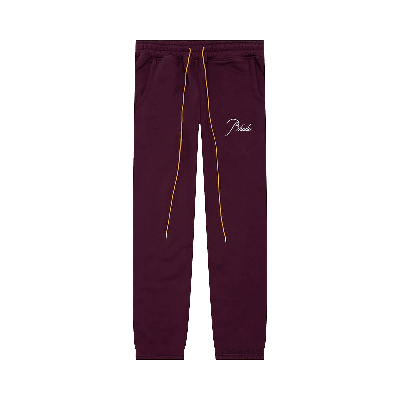 Pre-owned Rhude Sweatpant 'bordeaux' In Brown