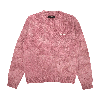 Amiri Burgundy Tie-dye Marble Sweater In Pink