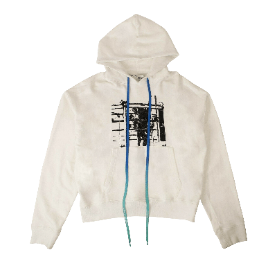 Pre-owned Off-white Hooded Sweatshirt 'white'