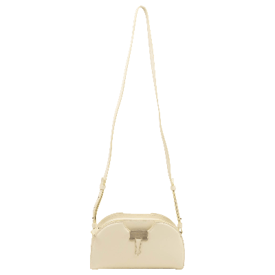 Pre-owned Off-white Swiss Camera Bag 'beige' In White
