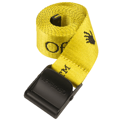 Pre-owned Off-white Classic Industrial Belt 'yellow'