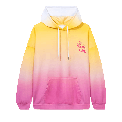 Pre-owned Anti Social Social Club Everything Goes Hoodie 'white'