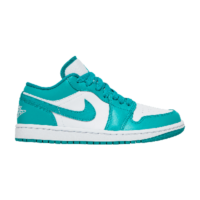 Pre-owned Air Jordan Wmns  1 Low 'new Emerald' In Green