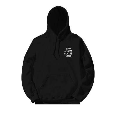 Pre-owned Anti Social Social Club Kkoch Hoodie 'black'