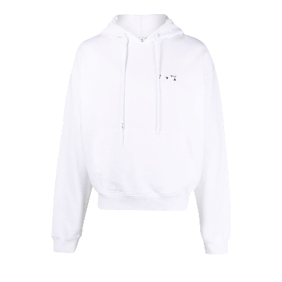 Pre-owned Off-white Caravaggio Paint Over Hoodie 'white/black'