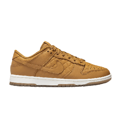 Pre-owned Nike Wmns Dunk Low 'quilted Wheat' In Tan