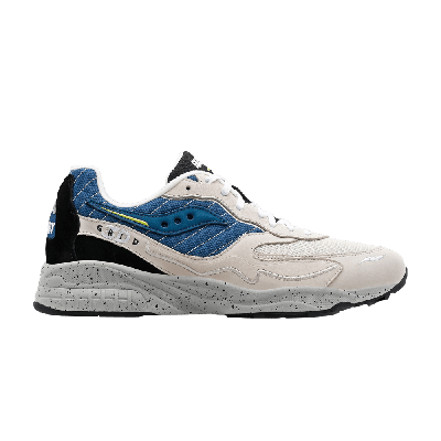 Pre-owned Saucony 3d Grid Hurricane 'cream Blue'