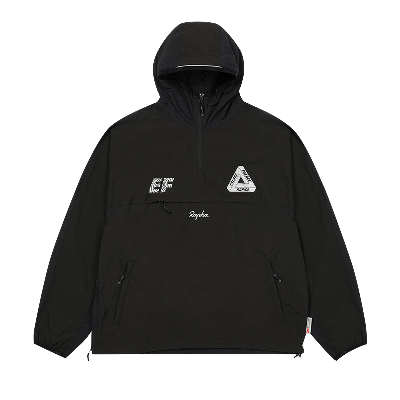 Pre-owned Palace X Rapha Ef Education First Pullover Jacket 'black'