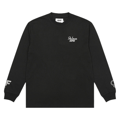 Pre-owned Palace X Rapha Ef Education First Long-sleeve T-shirt 'black'