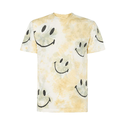 Pre-owned Market Smiley Shibori Dye T-shirt 'cream'