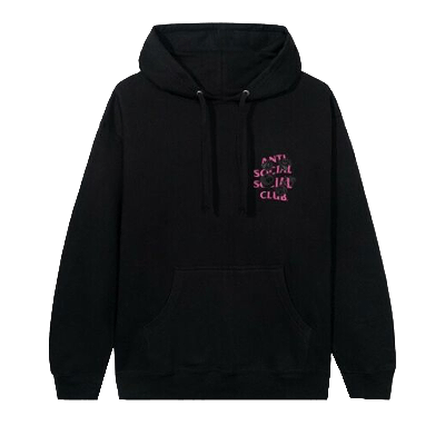 Pre-owned Anti Social Social Club Corn Cheese Hoodie 'black'