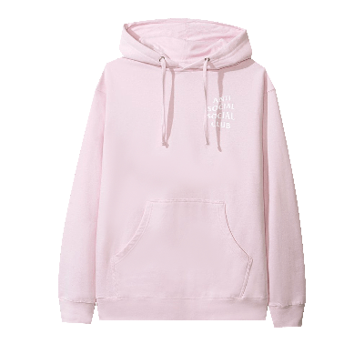 Pre-owned Anti Social Social Club Smells Bad Hoodie 'pink'