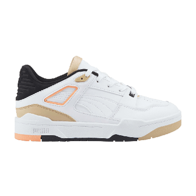 Pre-owned Puma Wmns Slipstream 'white Light Sand'