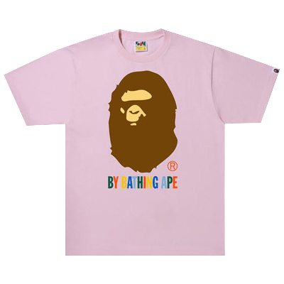 Pre-owned Bape Colors By Bathing Ape Tee 'pink'
