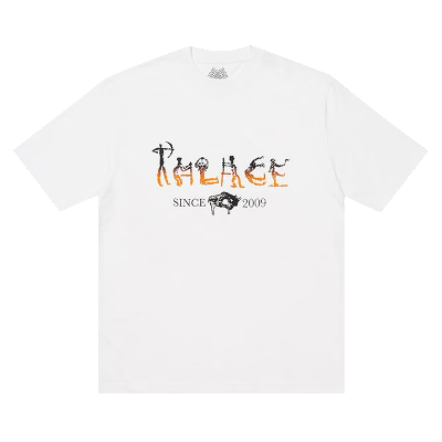 Pre-owned Palace Nein Electricity T-shirt 'white'