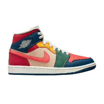 Pre-owned Air Jordan Wmns  1 Mid Se 'multi-color'
