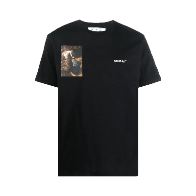 Pre-owned Off-white Caravaggio Lute Slim Short-sleeve Tee 'black/white'