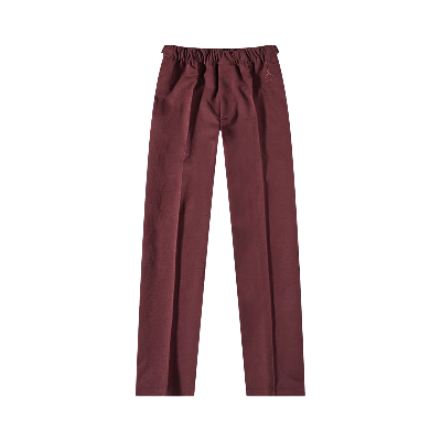 Pre-owned Air Jordan X A Ma Maniére Trousers 'burgundy Crush' In Red