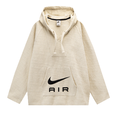 Pre-owned Stussy Nike X  Nrg Pullover Hoodie 'natural' In Cream