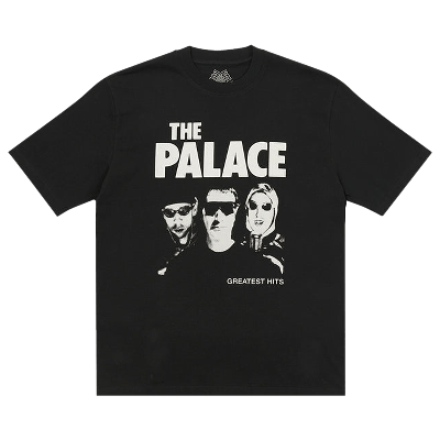 Pre-owned Palace Greatest Hits T-shirt 'black'