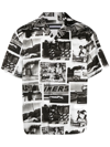 Neighborhood X Osamu Nagahama Photograph-print Shirt In Grey