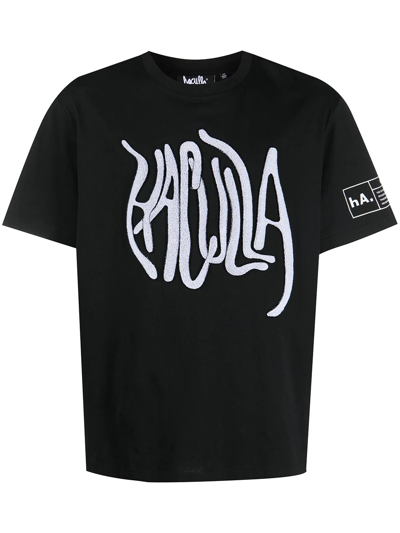 Haculla Chenille Logo Patch T-shirt In Black