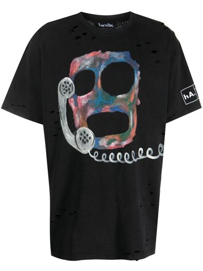 Haculla Graphic-print T-shirt In Black