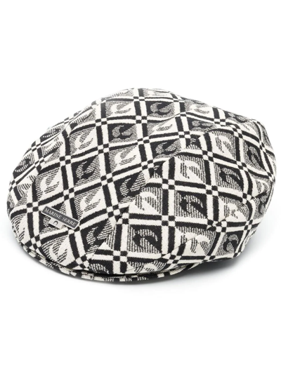 MARINE SERRE LOGO-JACQUARD BERET