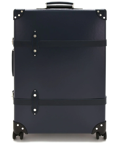 Globe-trotter Centenary Check-in Suitcase In Blue