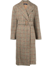 POLO RALPH LAUREN CHECK-PATTERNED WOOL COAT