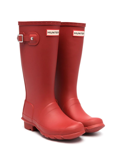 Hunter Rain Boots In Brown