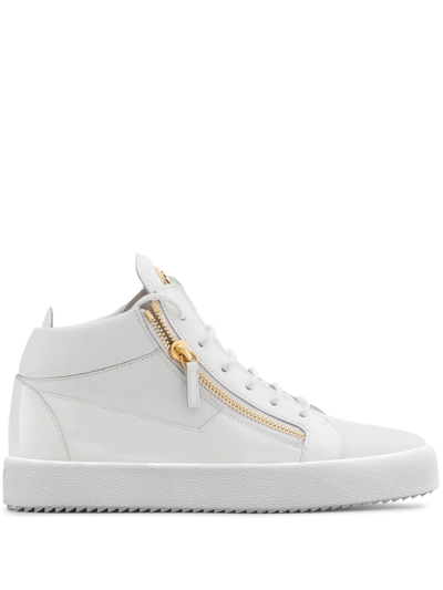 Giuseppe Zanotti Kriss High-top Sneakers In White