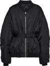 Prada Re-nylon Bomber Jacket In Black